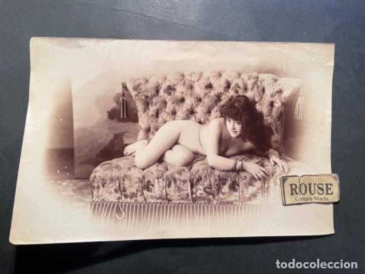 Antique Photography: (M) ANTIGUA FOTOGRAFIA ALBUMINA EROTICA ULTIMO TERCIO S. XIX - ORIGINAL DE LA EPOCA -