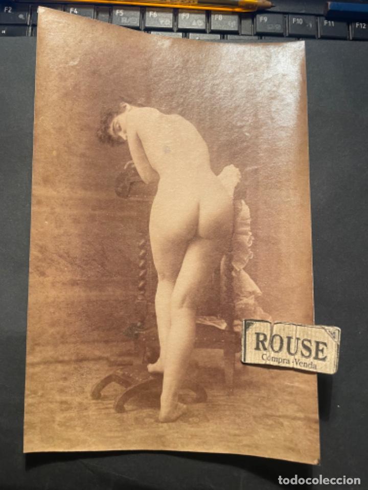 Antique Photography: (M) ANTIGUA FOTOGRAFIA ALBUMINA EROTICA ULTIMO TERCIO S. XIX - ORIGINAL DE LA EPOCA -