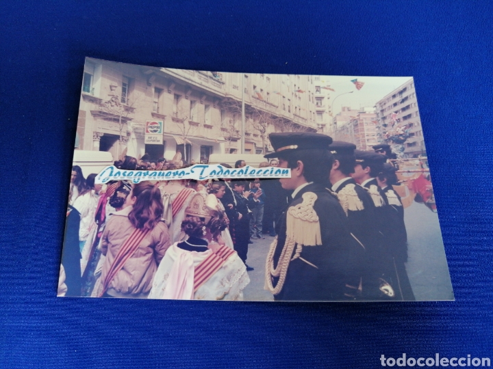 Fotografia antica: CORNETAS Y TAMBORES BANDA Y FALLERAS FOTOGRAFIA