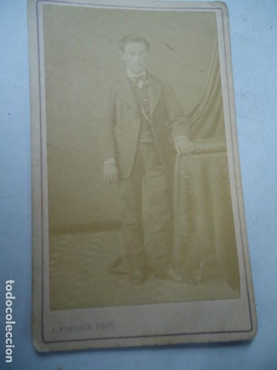 Antique Photography: FOTOGRAFIA DE 1890 PHOTOGRAPHER ANTONIO DA FONSECA MIDE 10,5 X 6,5 cm . PRECIOSA FOTO VER FOTOS
