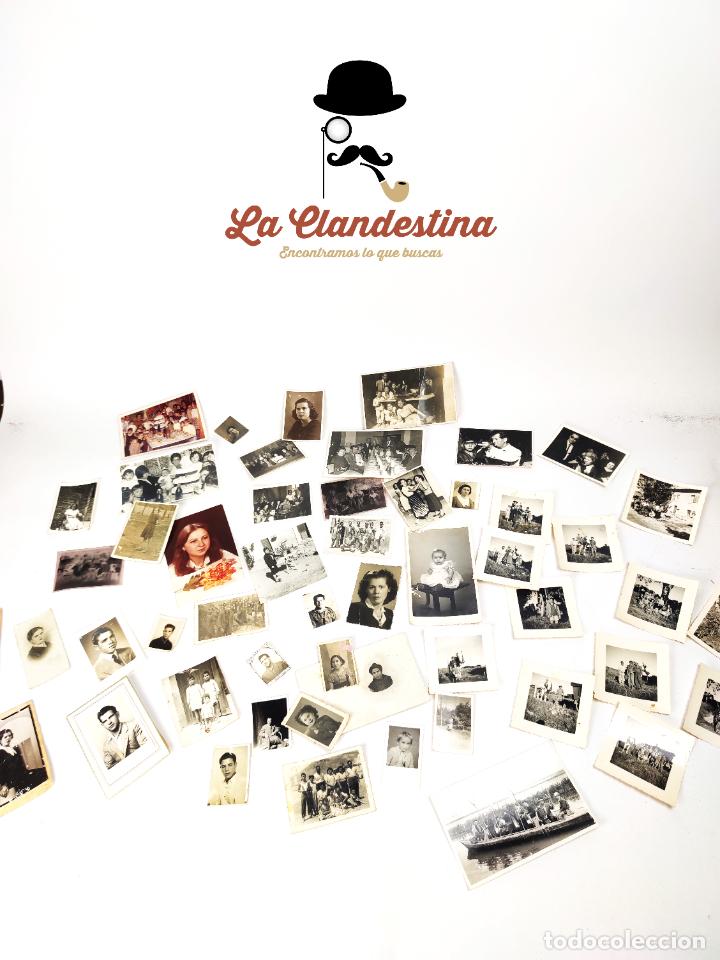 Fotografia antica: Lote de fotograf&iacute;as antiguas variadas, diferentes tem&aacute;ticas, familias, retratos, amigos, etc. Siglo