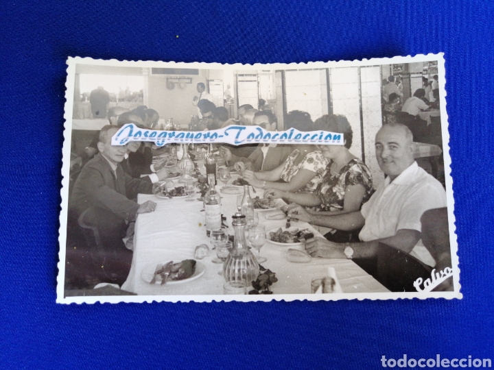 Fotografia antiga: BANQUETE FOTOGRAFIA CON MODELOS CON SELLO FOTOGRAFO a&ntilde;o 1961