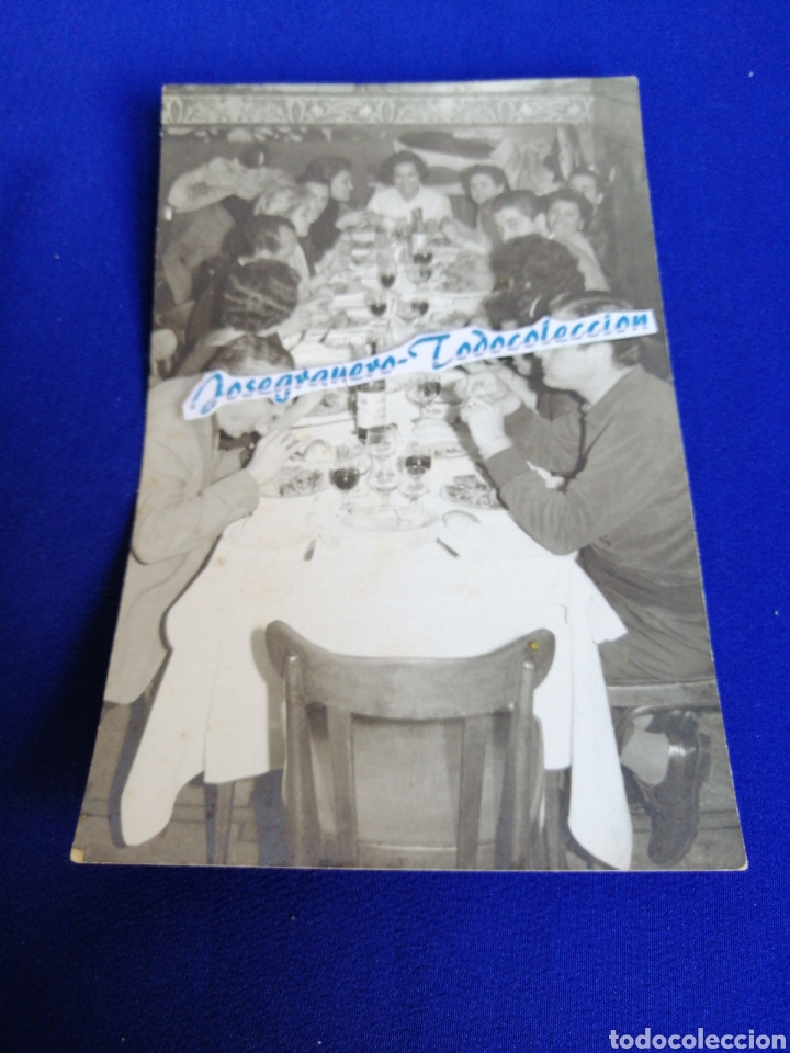 Fotografia antica: BANQUETE CON MODELOS FOTOGRAFIA ANTIGUA A&Ntilde;O 1960
