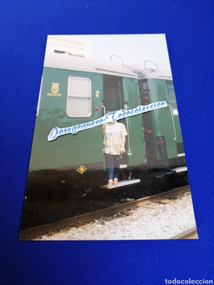 Fotograf&iacute;a antigua: FERROCARRIL ALTO PALANCIA CENTENARIO CON MODELO FOTOGRAFIA