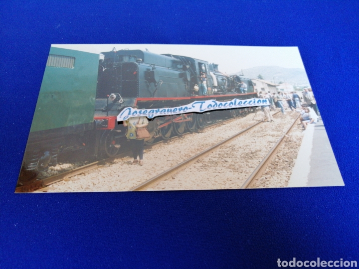 Photographie ancienne: FERROCARRIL ALTO PALANCIA CENTENARIO CON MODELOS FOTOGRAFIA