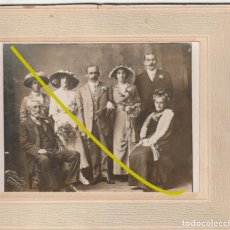 Fotografía antigua: FOTOGRAFIA FAMILIA INGLESA DE ALTA ALCURNIA EN 1914 - -D-20. Lote 335661403
