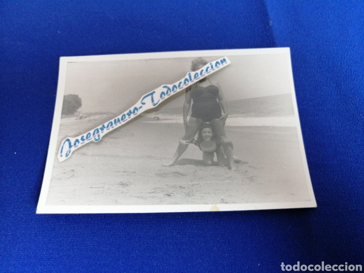 Fotografia antica: BA&Ntilde;ISTAS MODELOS EN LA PLAYA FOTOGRAFIA ANTIGUA