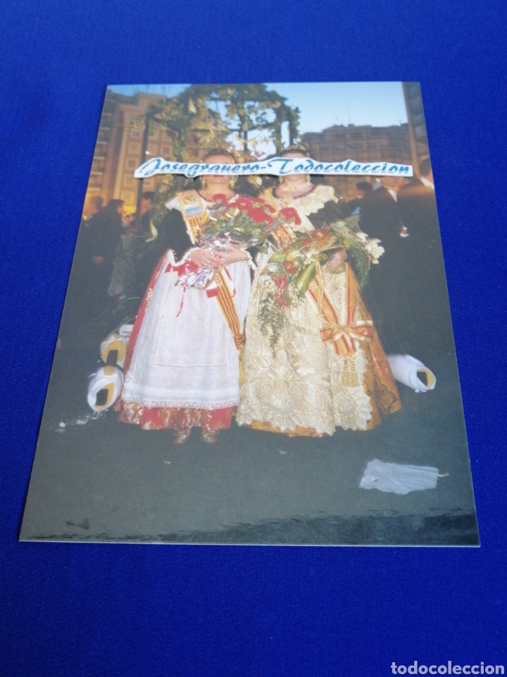 Fotografia antiga: FALLERAS EN LA OFRENDA FOTOGRAFIA