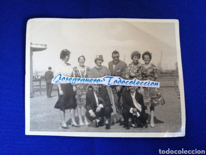 Fotograf&iacute;a antigua: PUERTO DE VALENCIA CON MODELOS FOTOGRAF&Iacute;A