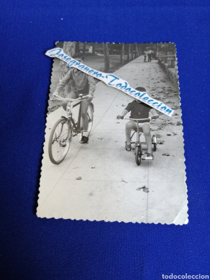 Fotograf&iacute;a antigua: BICICLETAS CON NI&Ntilde;OS MODELOS FOTOGRAF&Iacute;A ANTIGUA