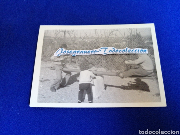 Fotografia antica: COLUMPIO NI&Ntilde;OS MODELOS JUGANDO FOTOGRAF&Iacute;A ANTIGUA