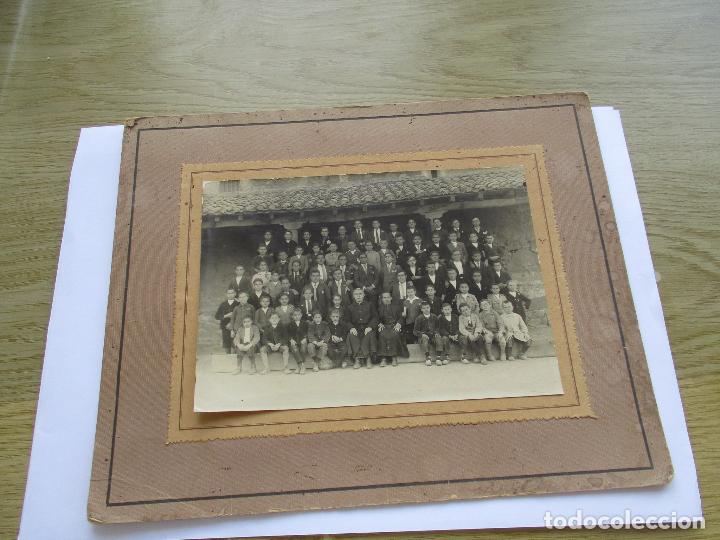 Antique Photography: ANTIGUA FOTOGRAF&Iacute;A DE: ALUMNOS, CLASE CON PROFESORES-S/F, NI OTROS DATOS- 25X20 CM.- ( EL CART&Oacute;N)