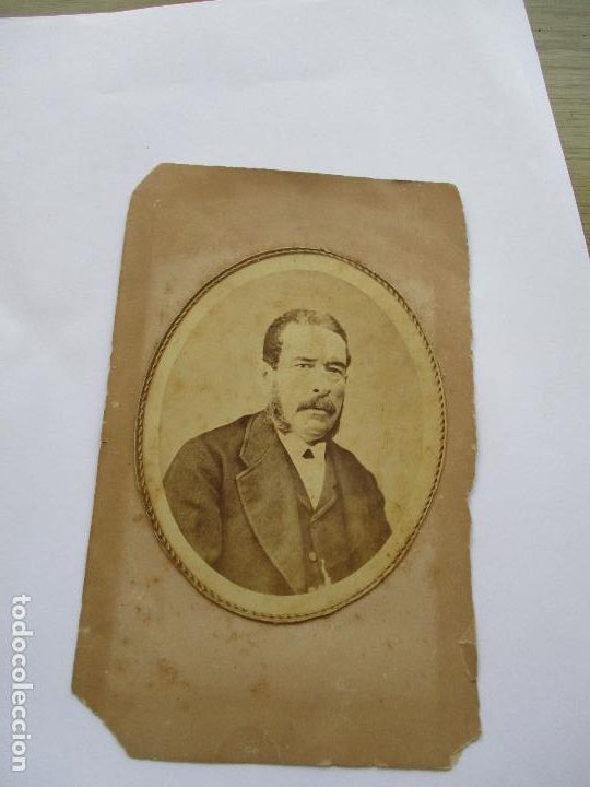 Fotografia antiga: FOTOGRAF&Iacute;A DE: SE&Ntilde;OR-18X12 CM. (EL CART&Oacute;N)-S/F- NI OTROS DATOS