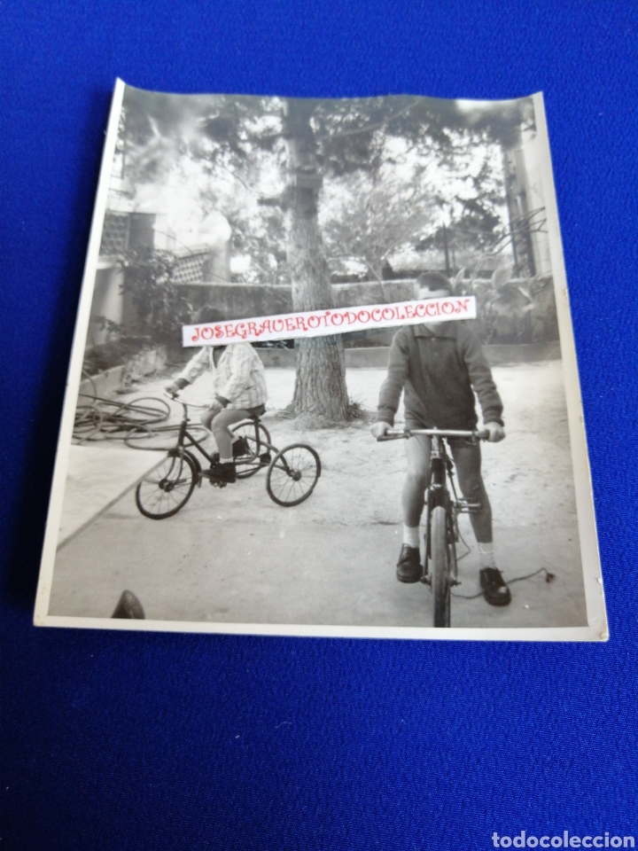 Fotograf&iacute;a antigua: BICICLETAS CON NI&Ntilde;OS MODELOS FOTOGRAF&Iacute;A ANTIGUA