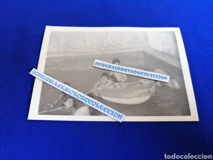 Fotografia antica: FLOTADOR CON NI&Ntilde;OS MODELOS FOTOGRAF&Iacute;A ANTIGUA