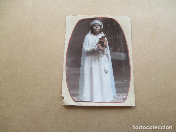 Fotografia antica: FOTOGRAF&Iacute;A DE:NI&Ntilde;A DE COMUNI&Oacute;N-S/F. NI OTROS DATOS-11X8 CM.