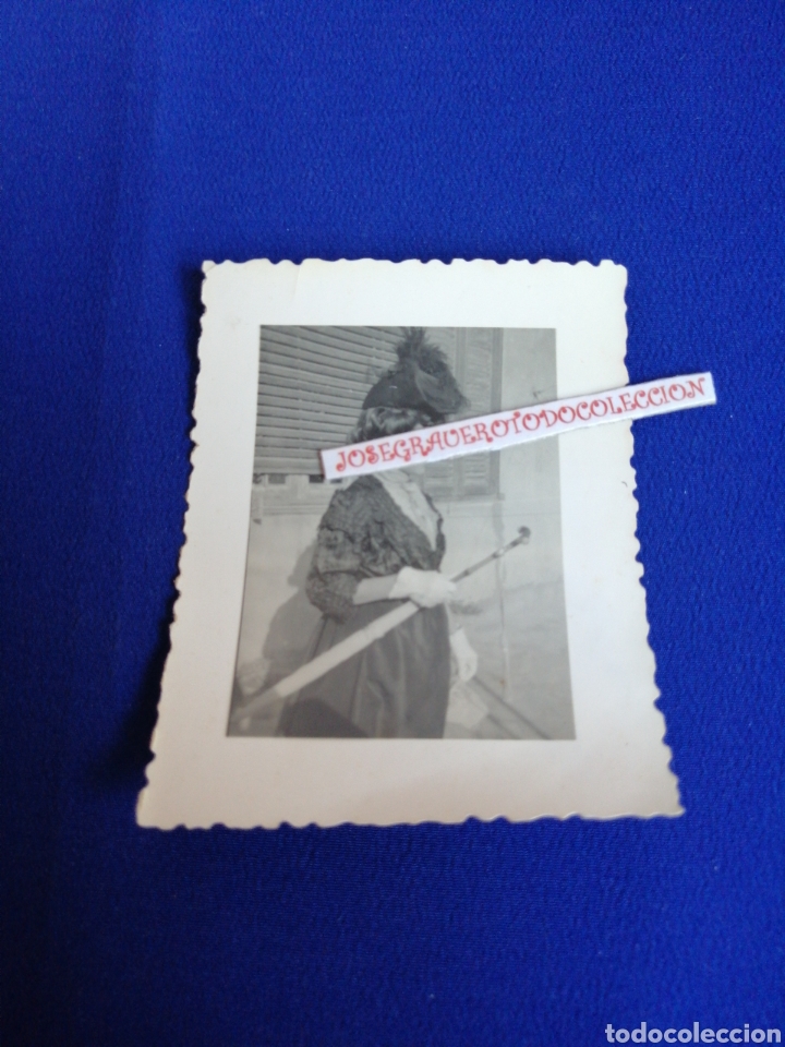 Fotografia antiga: MODELO CON SOMBRERO Y PARAGUAS MARY POPINS FOTOGRAF&Iacute;A