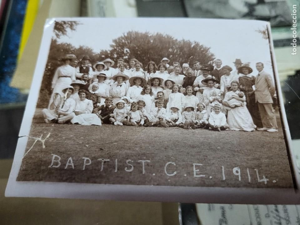 Fotograf&iacute;a antigua: ANTIGUA FOTOGRAFIA BAPTIST C.E. 1914 IGLESIA BAUTISTA