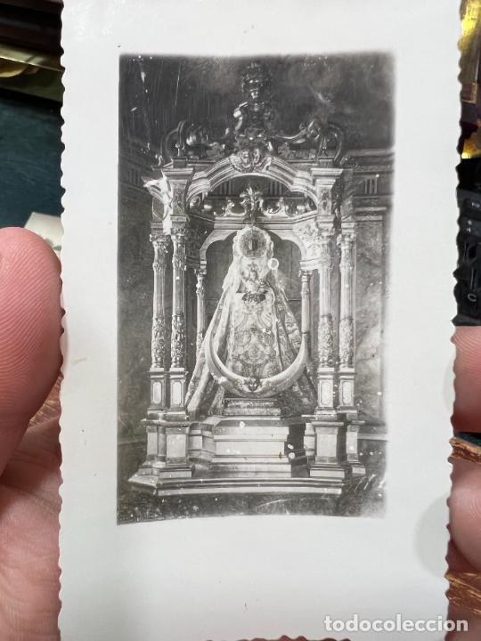 Alte Fotografie: ANTIGUA FOTO VIRGEN DE LOS MILAGROS PATRONA DE EL PUERTO DE SANTA MARIA - MEDIDA 11X6,5 CM -