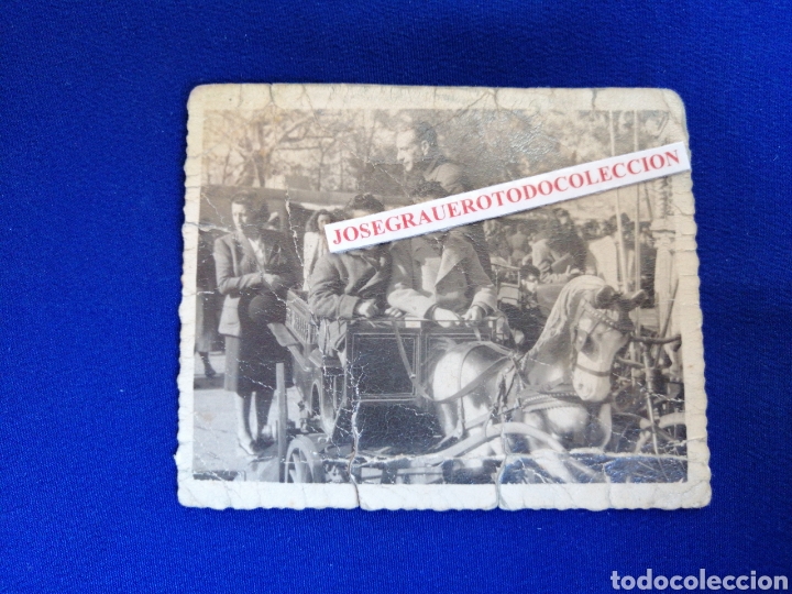 Fotografia antica: FERIA PARQUE DE ATRACCIONES NI&Ntilde;OS EN CARRITO FOTOGRAF&Iacute;A ANTIGUA