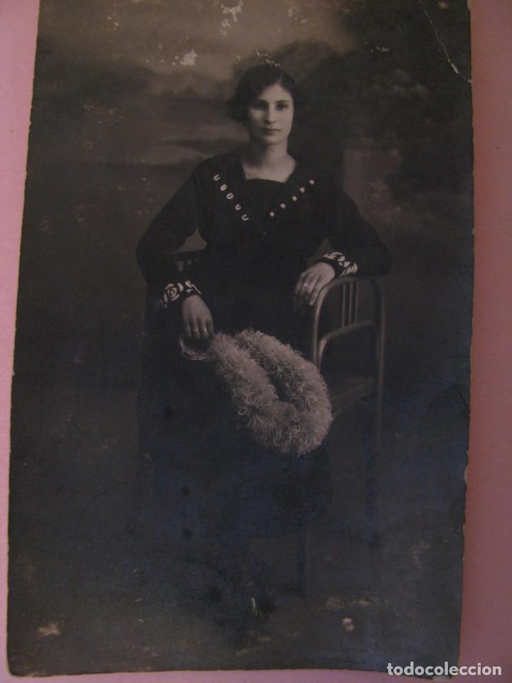 Alte Fotografie: ANTIGUA FOTOGRAF&Iacute;A DE UNA MUJER.