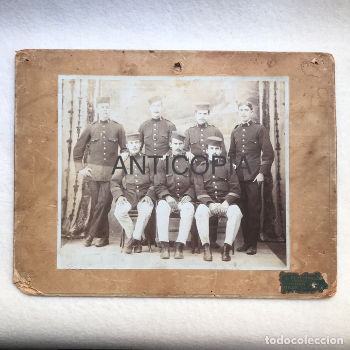 Antique Photography: ANTIGUA FOTOGRAF&Iacute;A MILITAR - CUERPO DE INGENIEROS / JOAO DA LUZ PERESTRELLO - GRAN CANARIA