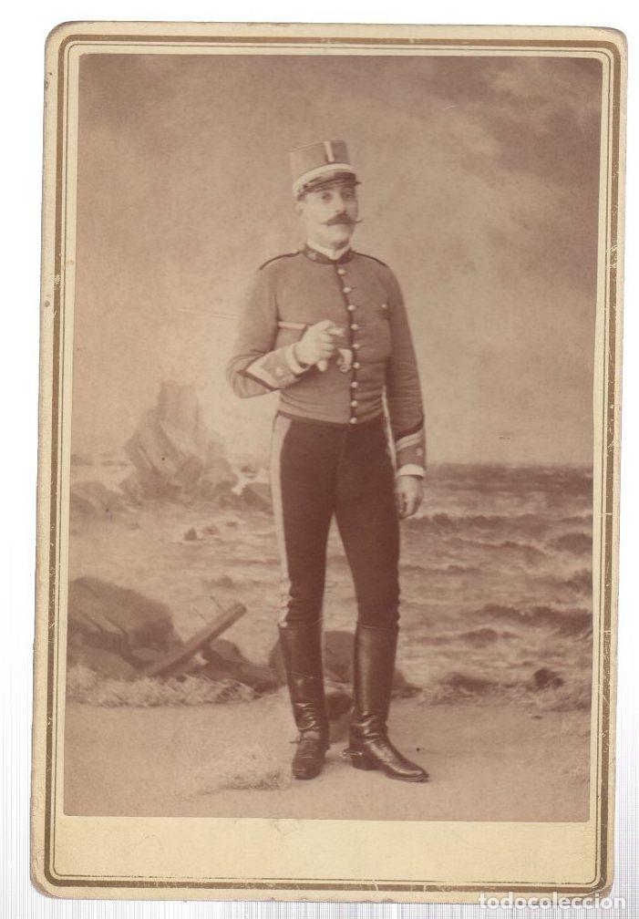 Antique Photography: FOTOGRAFIA MILITAR EN ALBUMINA. A&Ntilde;O 1889
