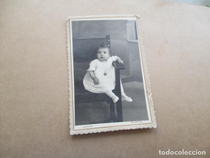 Antique Photography: ANTIGUA FOTOGRAF&Iacute;A DE: NI&Ntilde;A, BEB&Eacute;- PHOTO, ALICANTE-S/F.-14X10 CM.- USADA