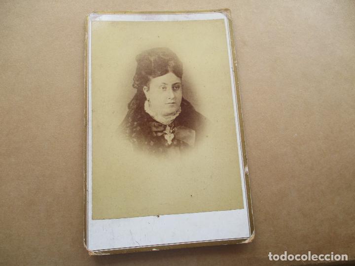 Antique Photography: ANTIGUA FOTOGRAF&Iacute;A DE: SE&Ntilde;ORA-S/F., NI OTROS DATOS-16.5X10.5 CM.-