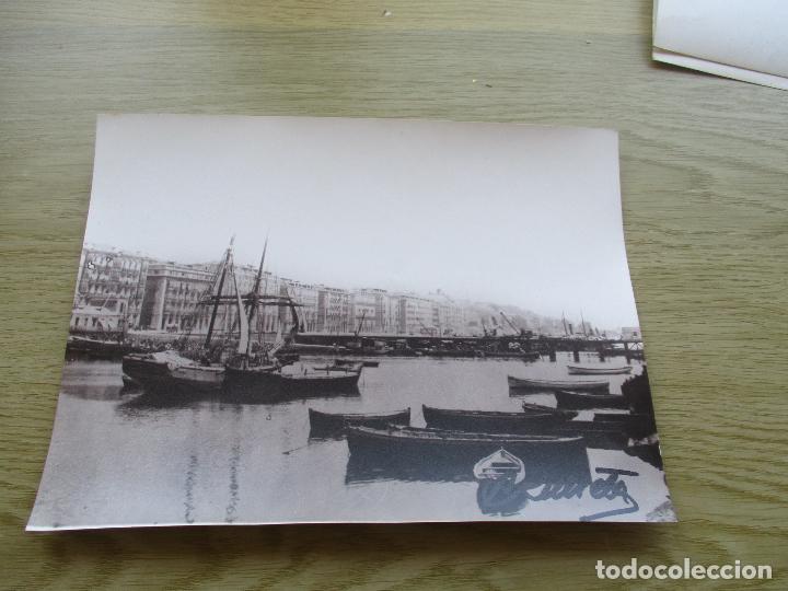 Fotograf&iacute;a antigua: ANTIGUA FOTOGRAF&Iacute;A (COPIA)DE: PUERTO, -S/F- A. ZUBIETA-17.5X23.5 CM.-