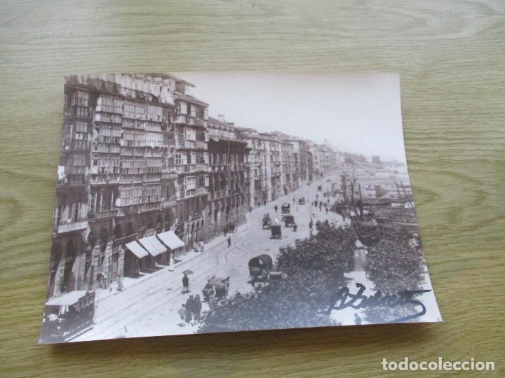 Fotograf&iacute;a antigua: ANTIGUA FOTOGRAF&Iacute;A (COPIA)DE: CALLE, COCHES, BARCOS, -S/F- A. ZUBIETA-17.5X23.5 CM.-