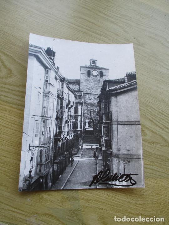 Fotograf&iacute;a antigua: ANTIGUA FOTOGRAF&Iacute;A (COPIA)DE: CALLE, PERSONAS, CATEDRAL, -S/F- A. ZUBIETA-17.5X23.5 CM.-