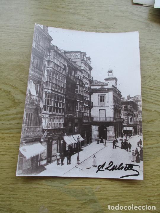 Fotograf&iacute;a antigua: ANTIGUA FOTOGRAF&Iacute;A (COPIA)DE: CALLE,PERSONAS, -S/F- A. ZUBIETA-17.5X23.5 CM.-