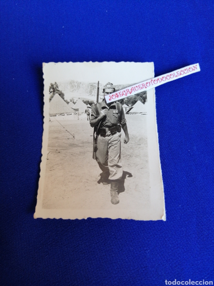 Photographie ancienne: MILITAR EJ&Eacute;RCITO ESPA&Ntilde;OL CAMPAMENTO A&Ntilde;O 1951 FOTOGRAF&Iacute;A FOTOGRAF&Iacute;A ANTIGUA