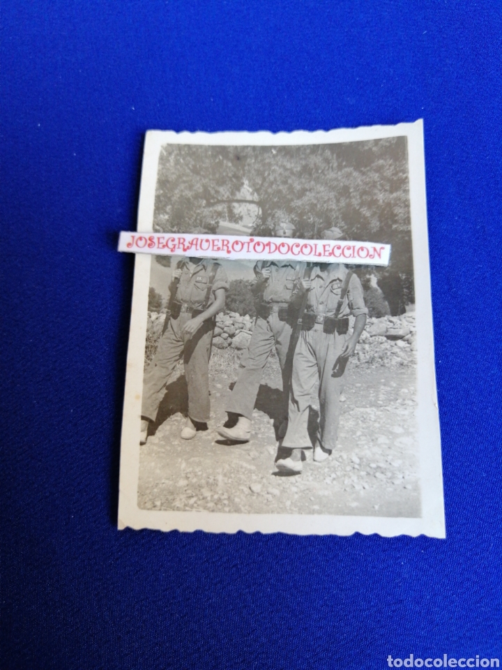 Fotografia antica: MILITARES EJ&Eacute;RCITO ESPA&Ntilde;OL A&Ntilde;O 1951 FOTOGRAF&Iacute;A ANTIGUA