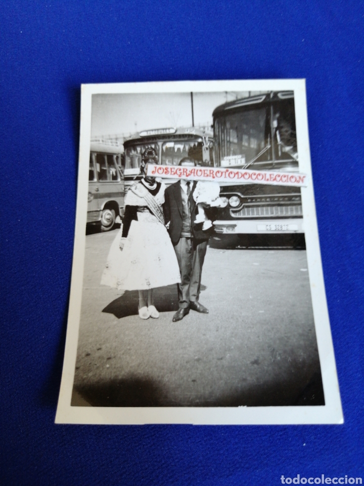 Antique Photography: AUTOBUSES FALLERA MODELO POSANDO FOTOGRAF&Iacute;A ANTIGUA