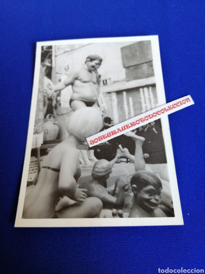 Fotografia antiga: FALLA PLAZA NAJORDANA A&Ntilde;O 1965 FOTOGRAF&Iacute;A ANTIGUA