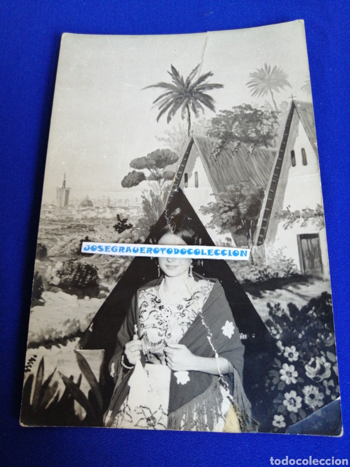 Antique Photography: VALENCIANA CON FONDO BARRACA VALENCIANA FOTOGRAF&Iacute;A ANTIGUA