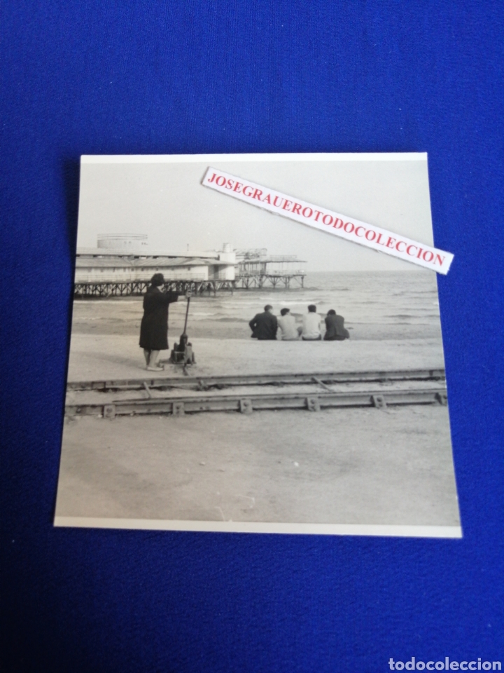 Fotografia antica: VIAS DEL TREN JUNTO AL PUERTO FOTOGRAF&Iacute;A ANTIGUA