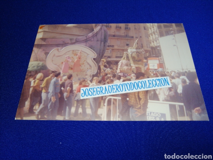 Photographie ancienne: FALLA PLAZA DEL AYUNTAMIENTO A&Ntilde;O 1991 FOTOGRAF&Iacute;A