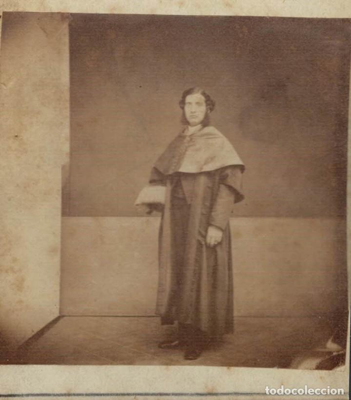 Antique Photography: Retrato Se&ntilde;or con toga togado. Jurista Abogado Catedr&aacute;tico