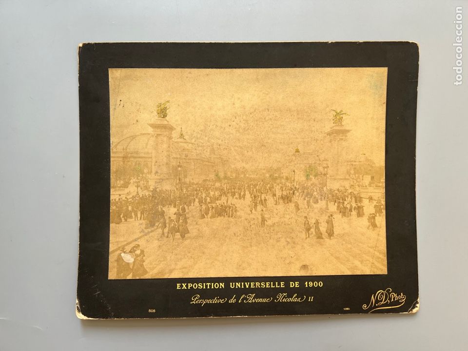 Antique Photography: ALB&Uacute;MINA AVENIDA NICOL&Aacute;S II. Exposici&oacute;n Universal de Paris, 1900