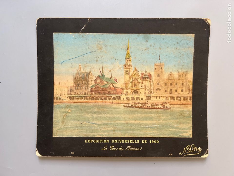 Antique Photography: ALB&Uacute;MINA LA RUE DES NATIONS. Exposici&oacute;n Universal de Paris, 1900