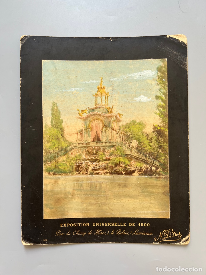 Antique Photography: ALB&Uacute;MINA EL PALACIO LUMINOSO, CAMPOS DE MARTE. Exposici&oacute;n Universal de Paris, 1900