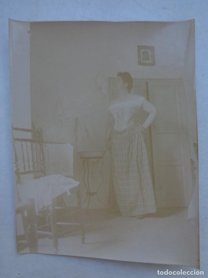 Photographie ancienne: FOTO MUY ANTIGUA EROTICA DE SE&Ntilde;ORA EN CORPI&Ntilde;O . FINES DEL XIX O PRINCIPIOS DEL SIGLO XX