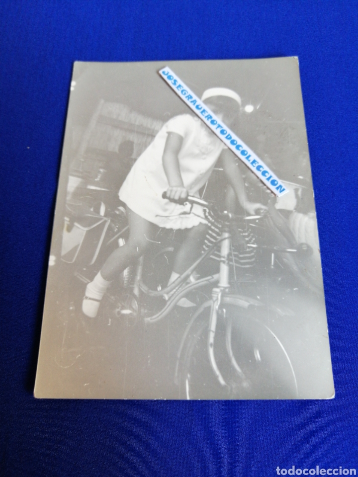 Fotograf&iacute;a antigua: BICICLETA ANTIGUA CON NI&Ntilde;A MODELO FOTOGRAF&Iacute;A ANTIGUA