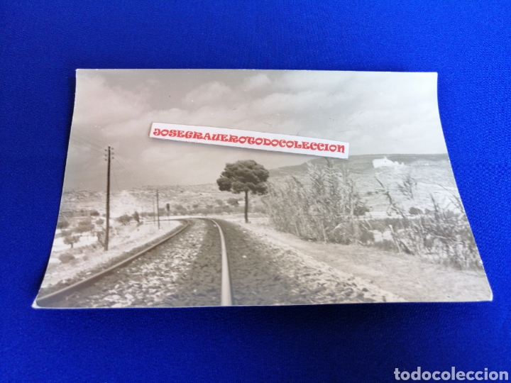 Fotografia antiga: FERRCARIL V&Iacute;AS CON PAISAJE FOTOGRAF&Iacute;A ANTIGUA