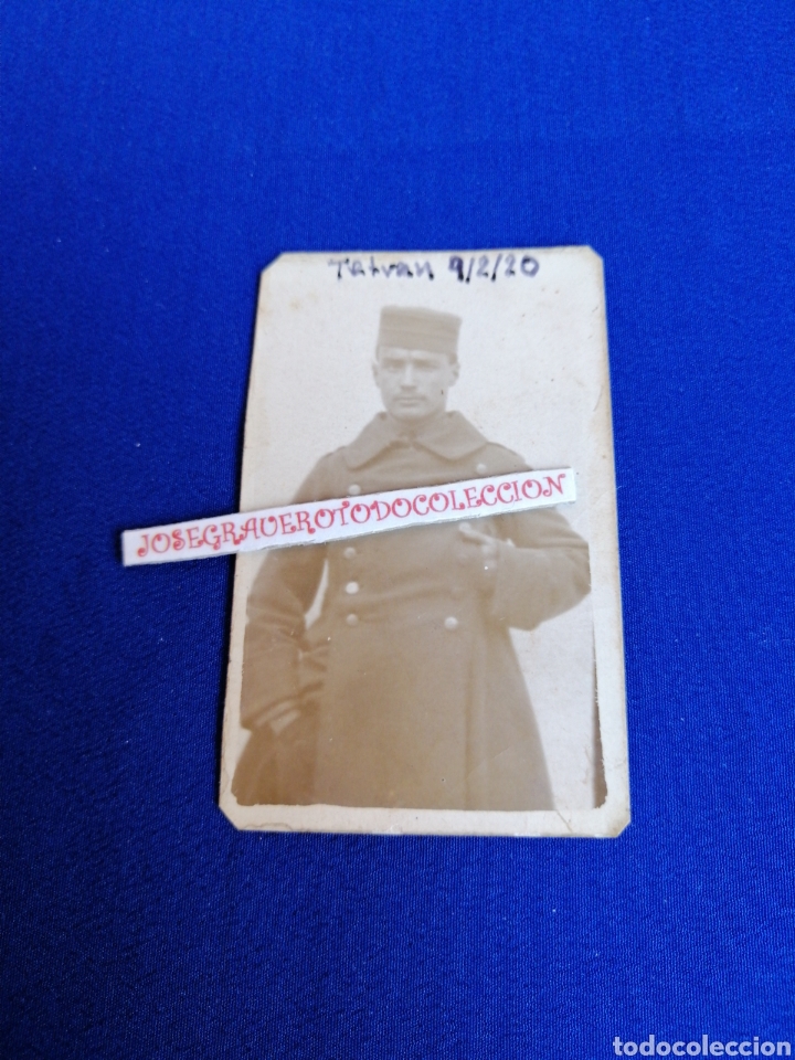 Fotografia antica: SOLDADO EJ&Eacute;RCITO ESPA&Ntilde;OL TETUAN A&Ntilde;O 1920 FOTOGRAF&Iacute;A ANTIGUA