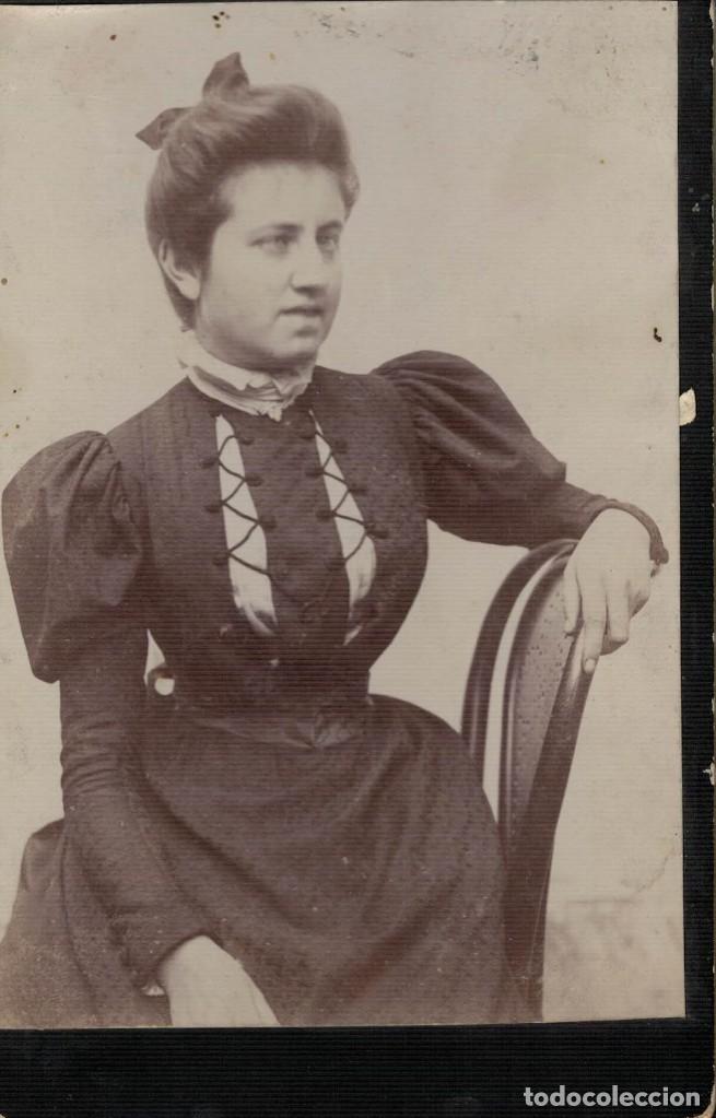 Antique Photography: Alb&uacute;mina. Retrato Mujer Dama Se&ntilde;ora. Cabinet