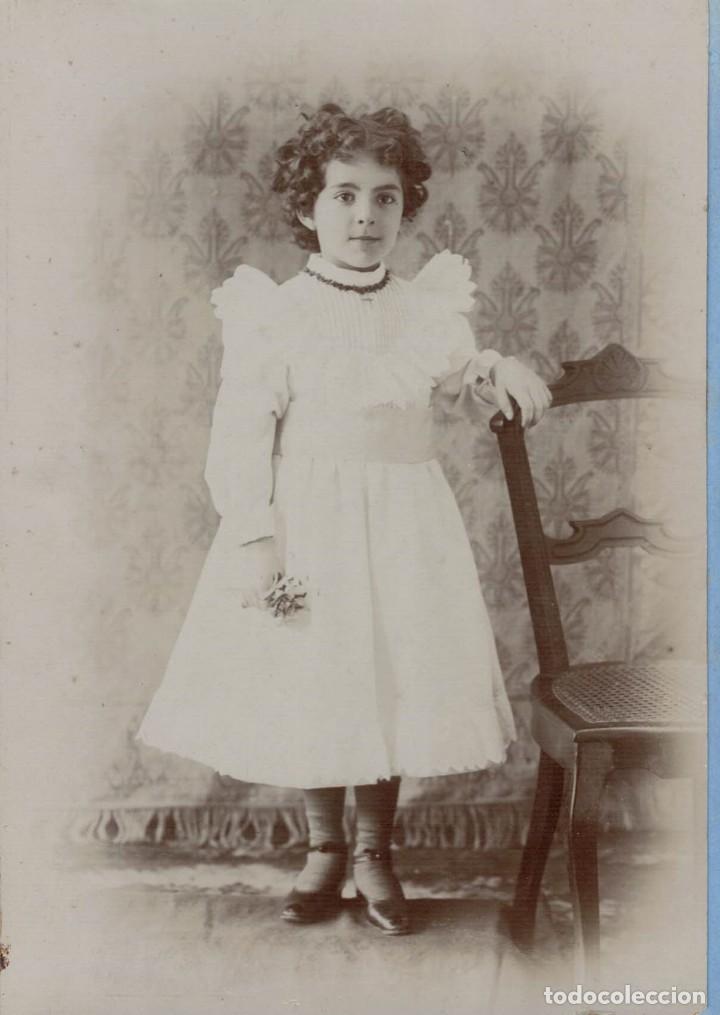 Antique Photography: Retrato Ni&ntilde;a. Cabinet